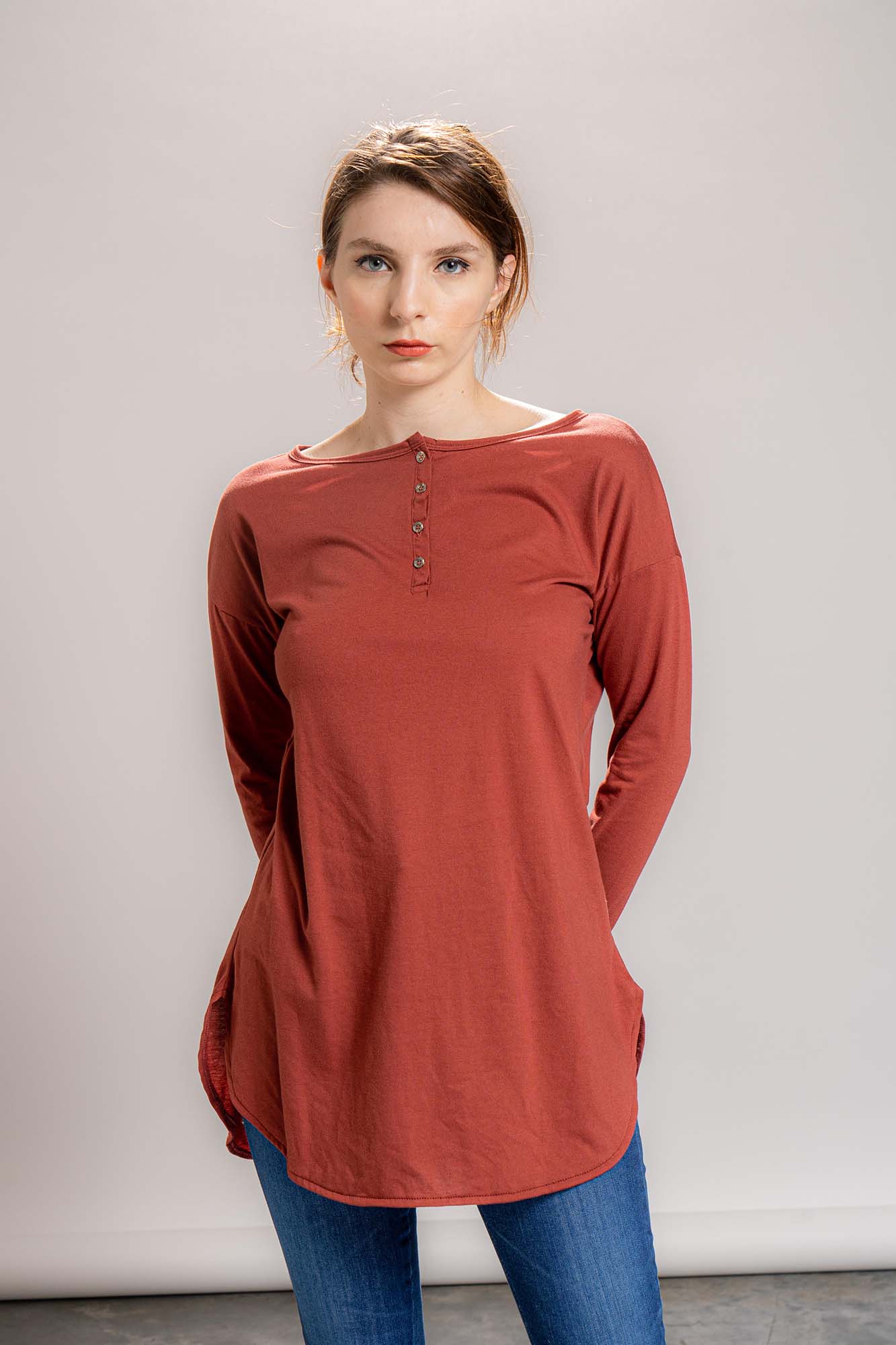 REMERA PRUE TERRACOTA