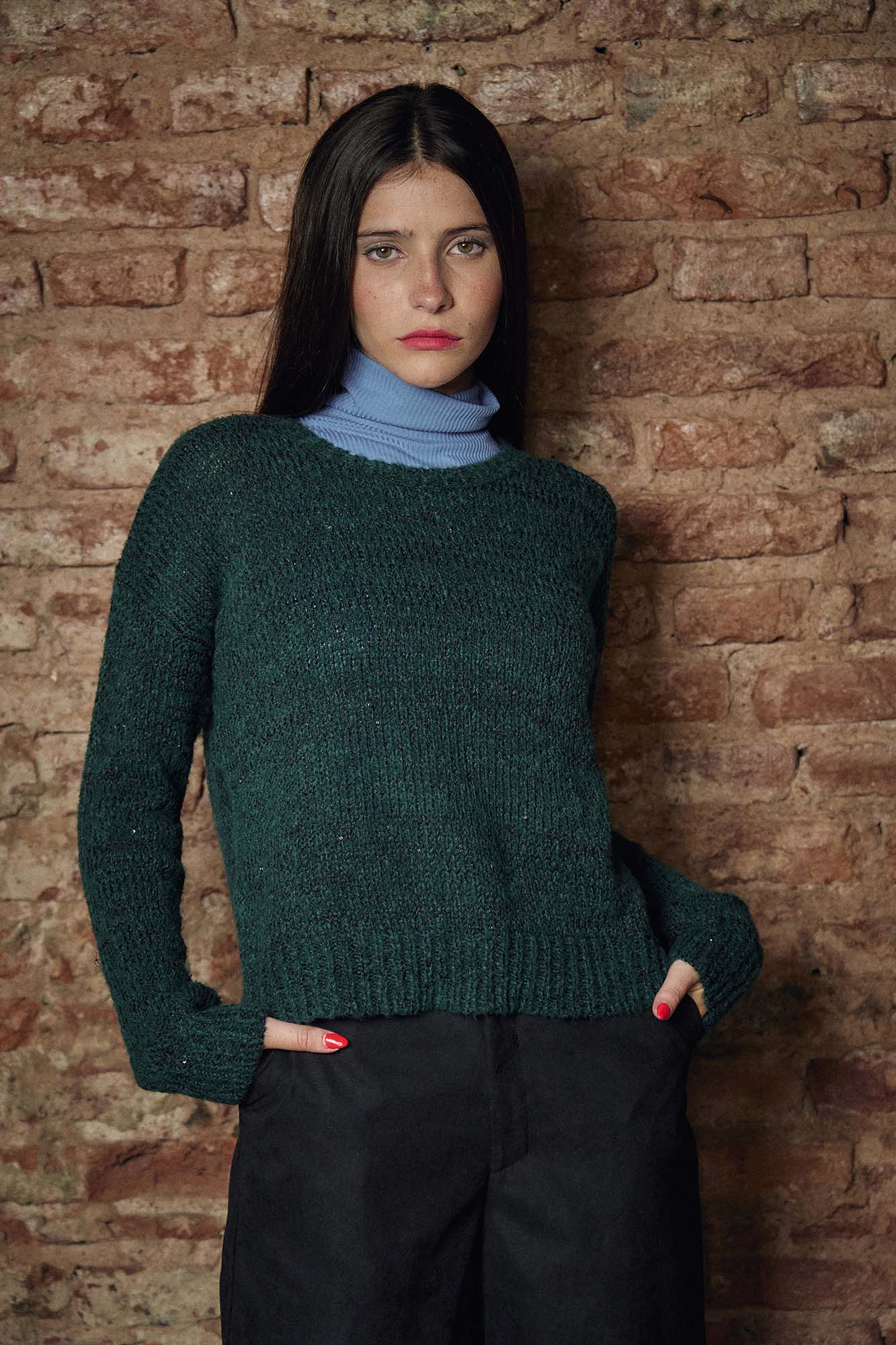 SWEATER ALUMINIO ESMERALDA