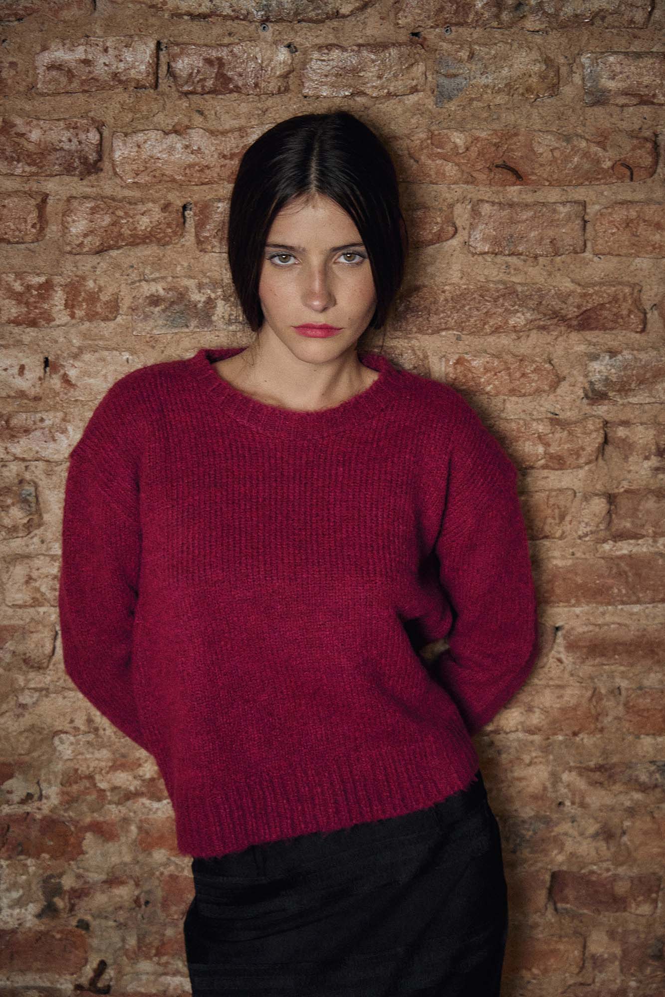 SWEATER GRANATE VINO