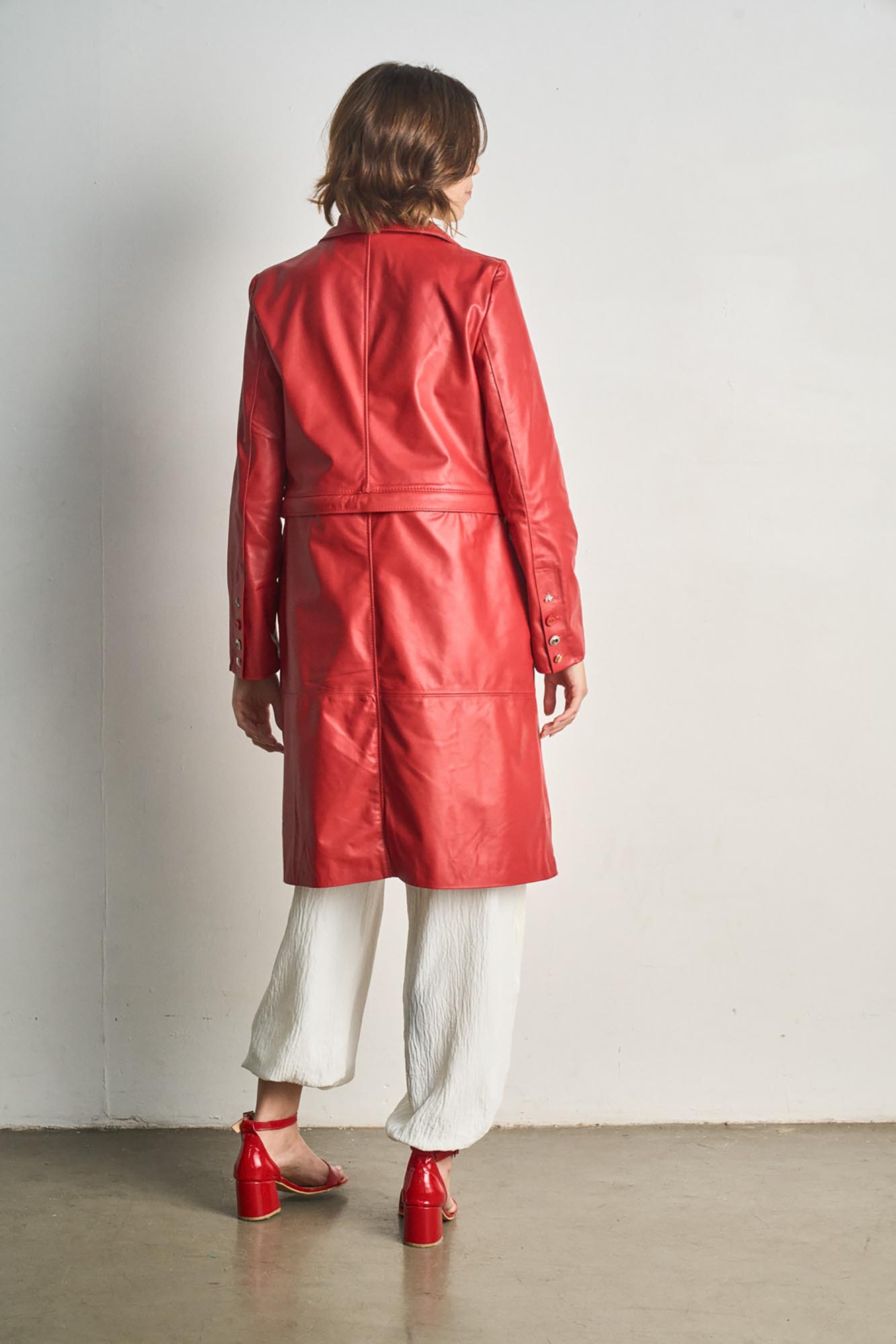 TAPADO DE CUERO METAMORFIA ROJO