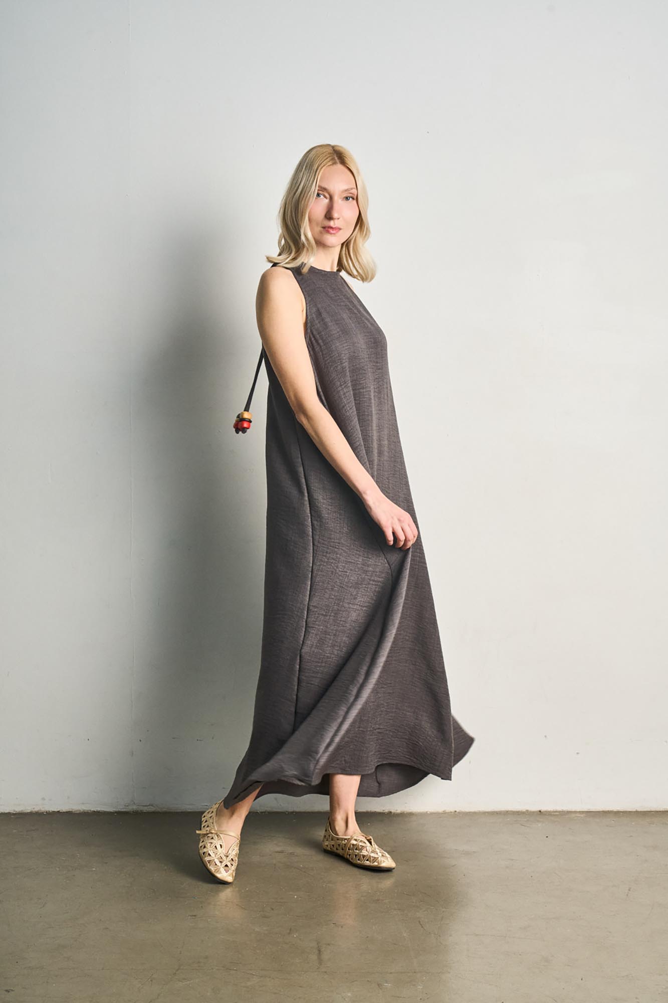 VESTIDO LUMINA ACERO